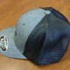Snapback Hats - Charcoal Black, mesh back - Image 3